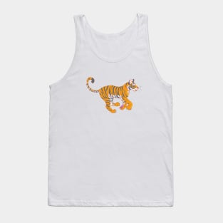 Running Bengal Tiger Tank Top